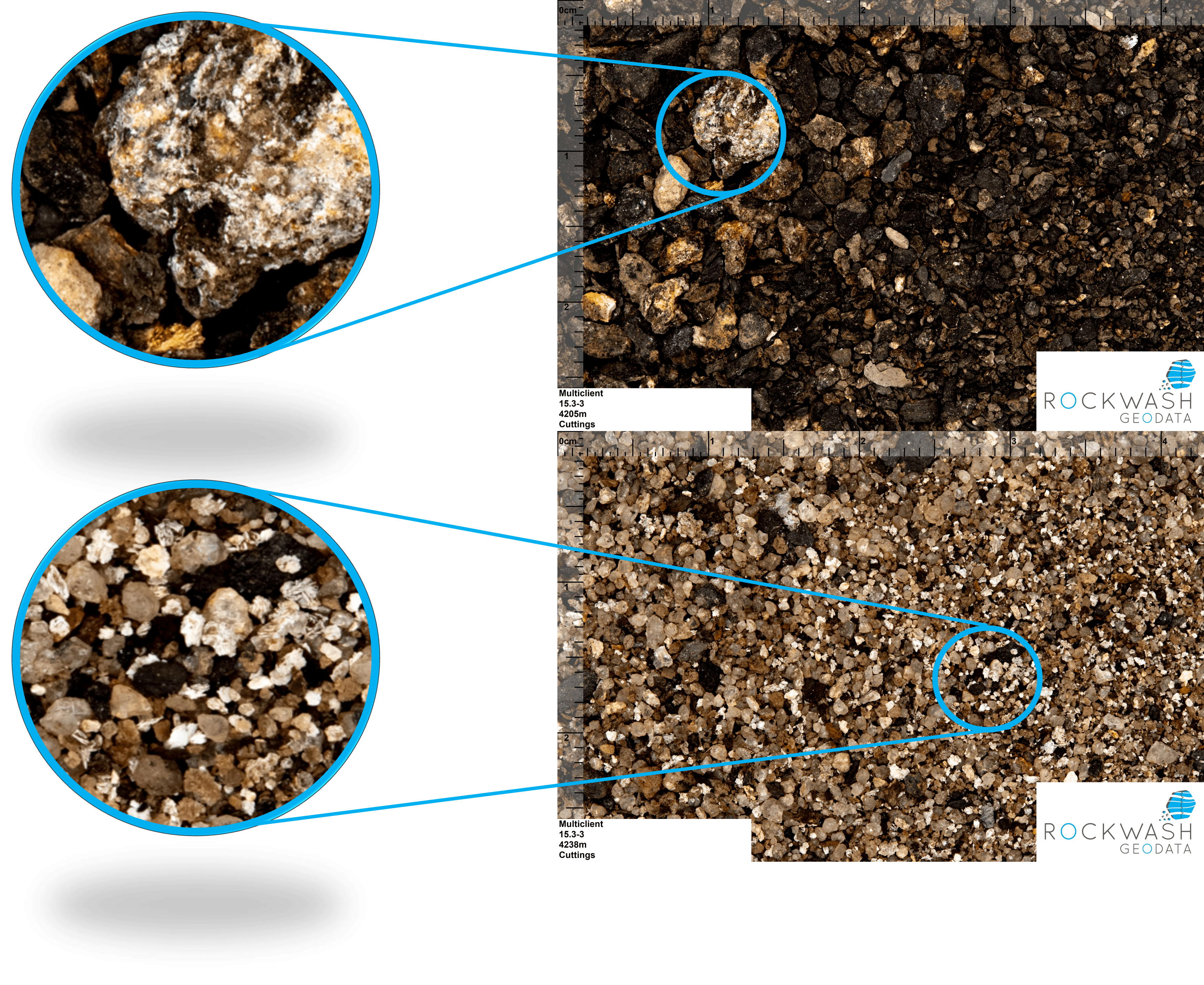 Rock sample visual geological properties.